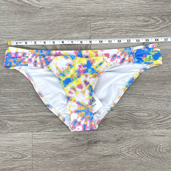 NWT - Jessica Simpson Tie Dye Stretch Lined Hipster Swimsuit Bottom - Sz Medium - Picture 11 of 13